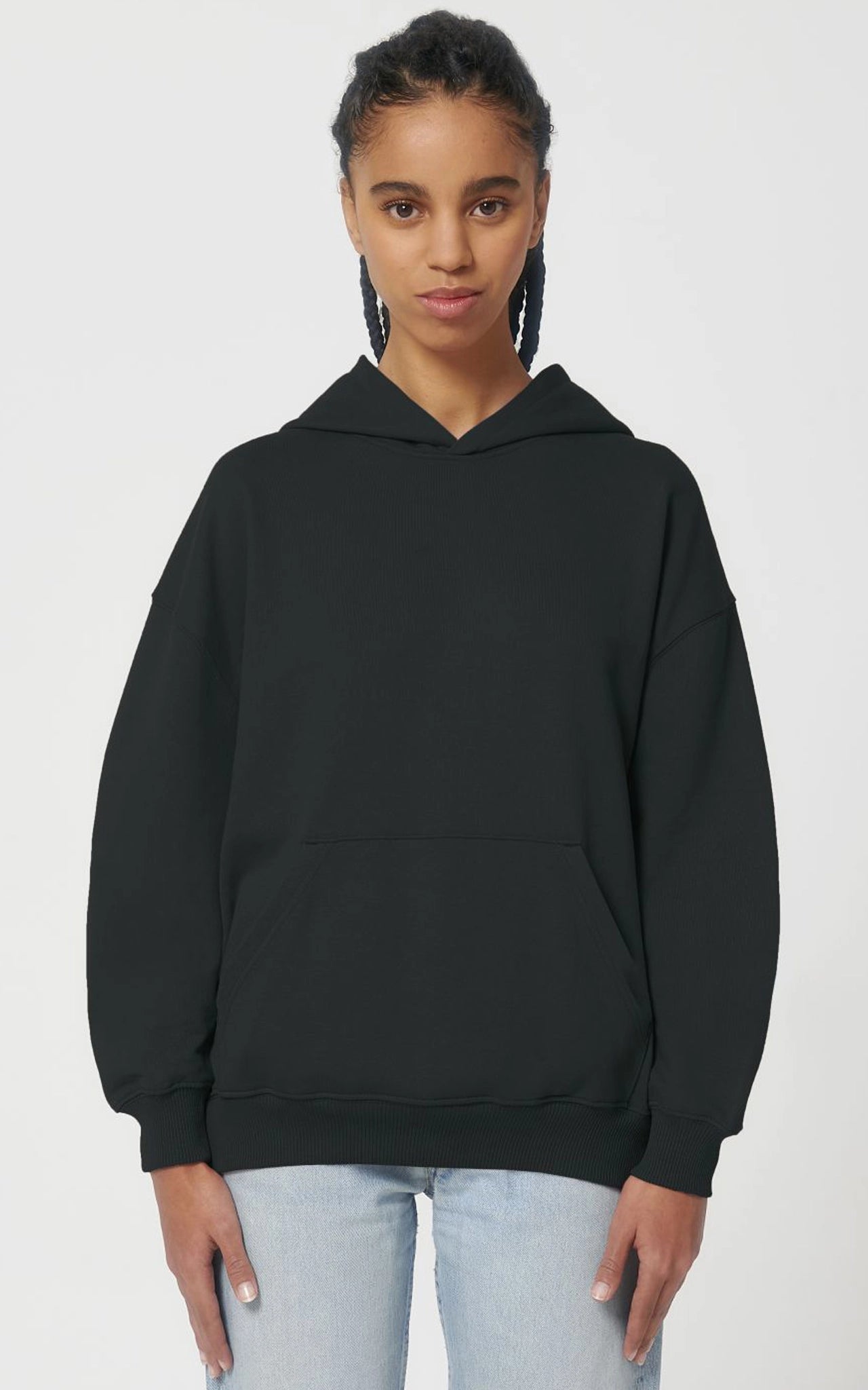 Oversized Organic Hoodie Pride Identity black