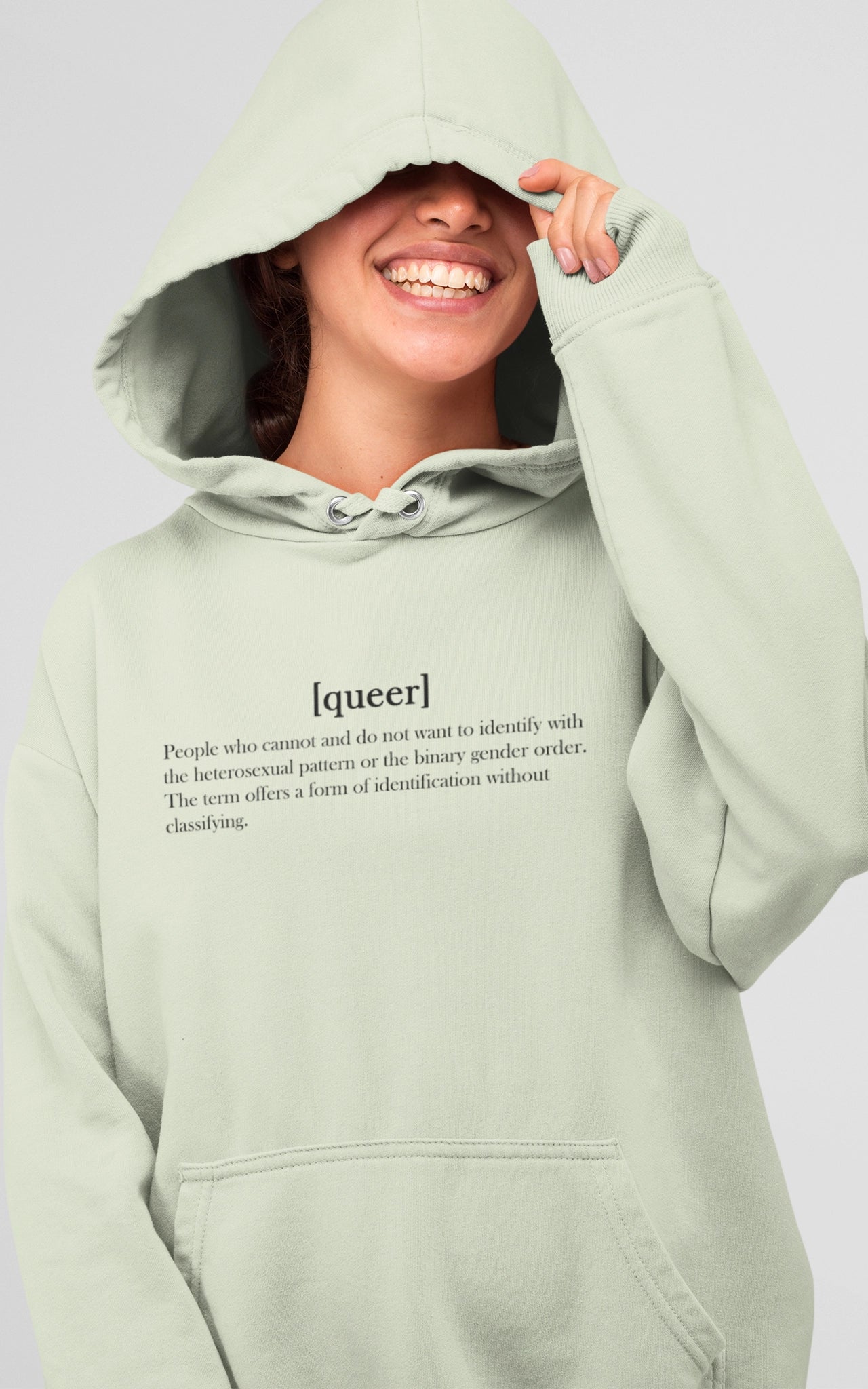 mint Premium Organic Hoodie queer definition