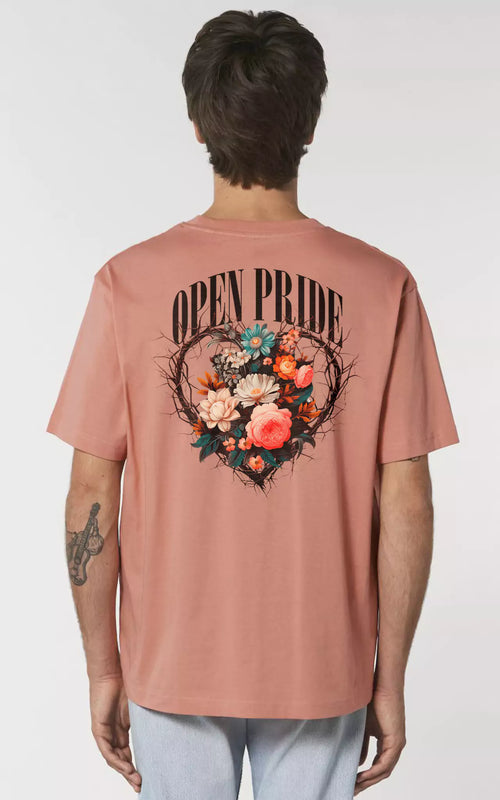 Organic T-Shirt Rosary Heart