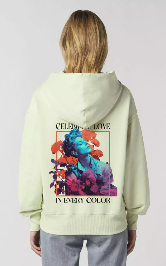 c Unisex Oversized Hoodie Celebrate Love in every color  mint