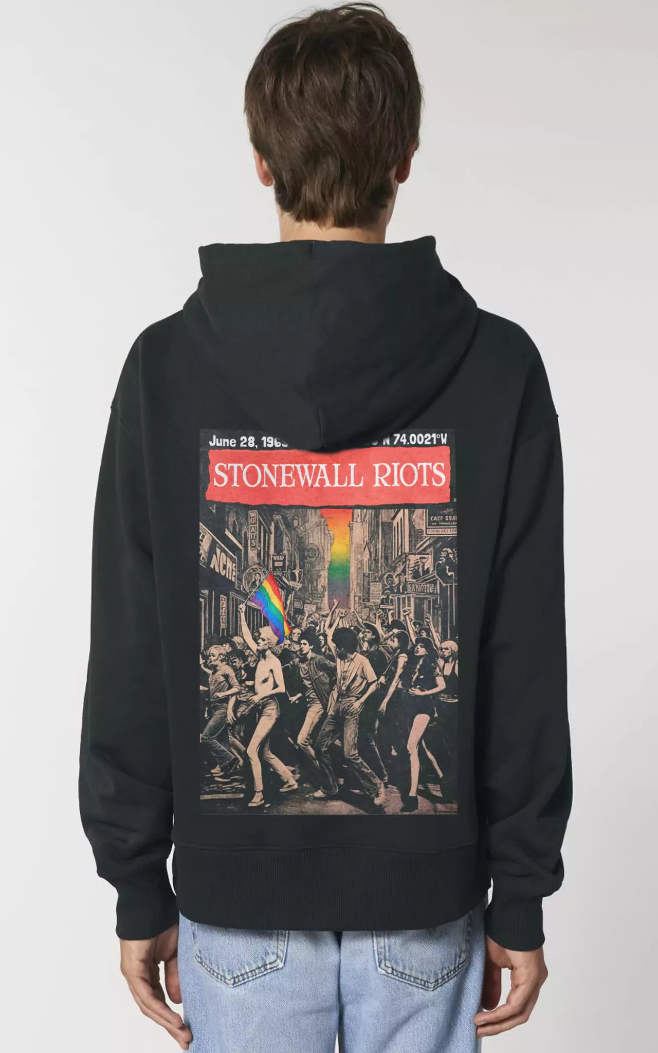 schwarzer Premium Organic Stonewall Riots Hoodie