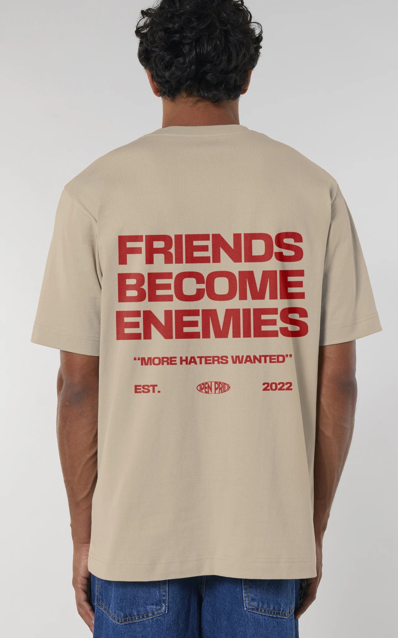 premium streetwear tshirt backprint more haters wanted